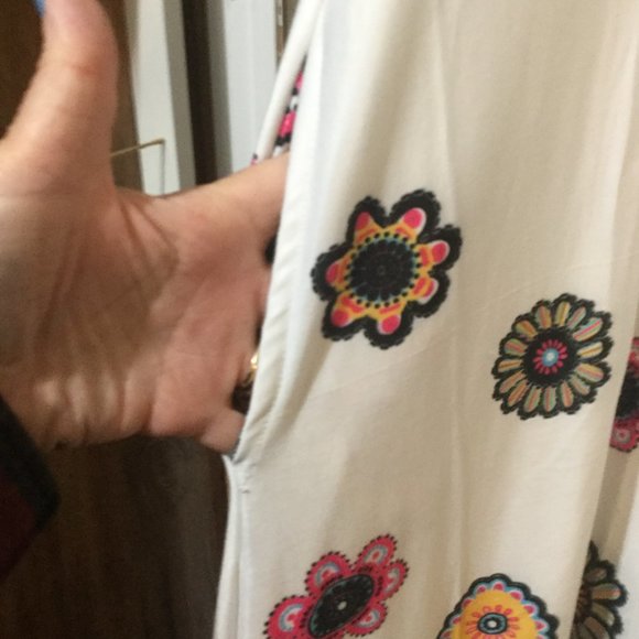 Reborn Plus size floral maxi dress with pockets size 2X - Picture 2 of 5